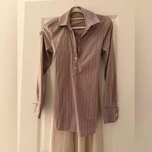 BCBGMaxAzria Multicolor Striped Shirt